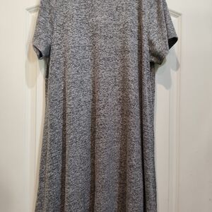Old Navy Heather Gray Swing Knit Knee-length Dress